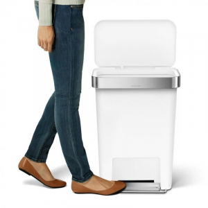 SimpleHuman CW1387CB pedálos szemetes beépített zsáktartóval (45 liter)